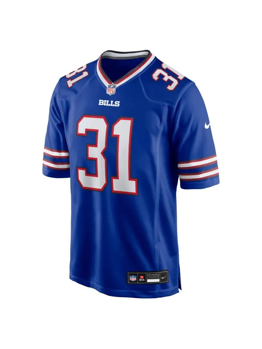 Мужская игровая футболка Maxwell Hairston Royal Buffalo Bills, выбранная в первом раунде драфта НФЛ — изображение 5 из 5