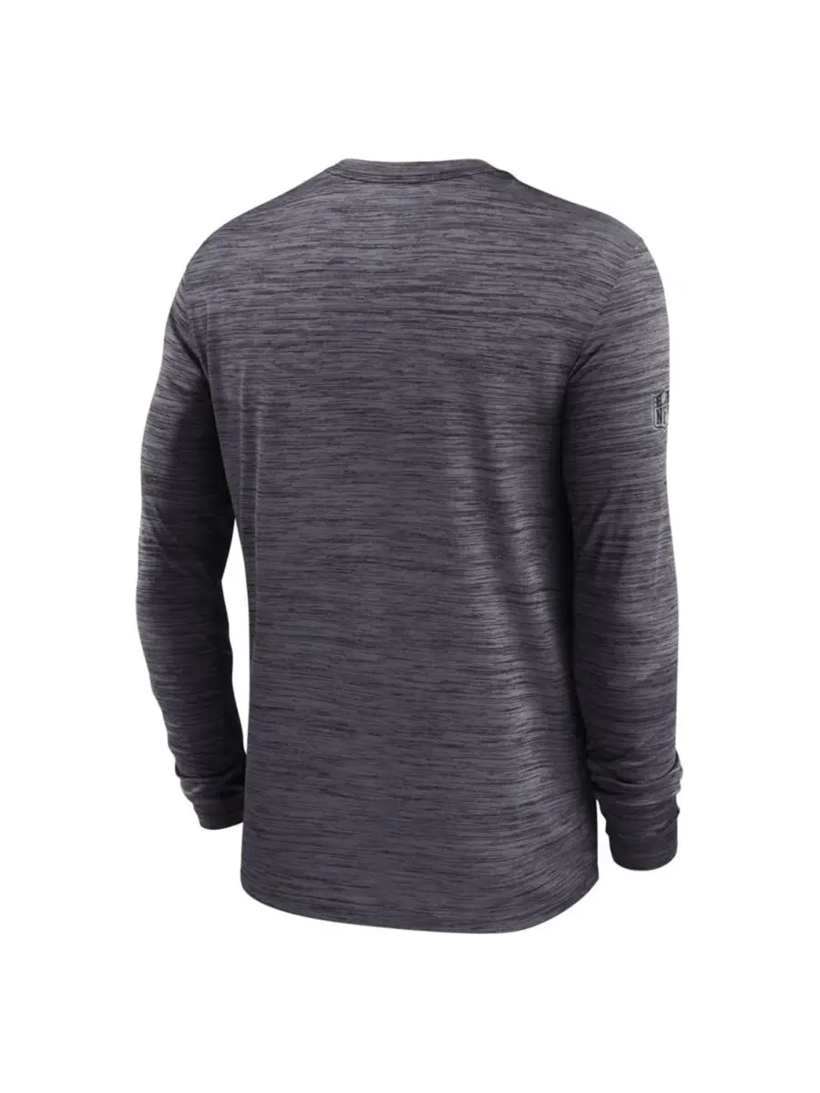 Футболка с длинным рукавом Dri-FIT Sideline Offensive Transition Velocity Nike — изображение 3 из 3, черный