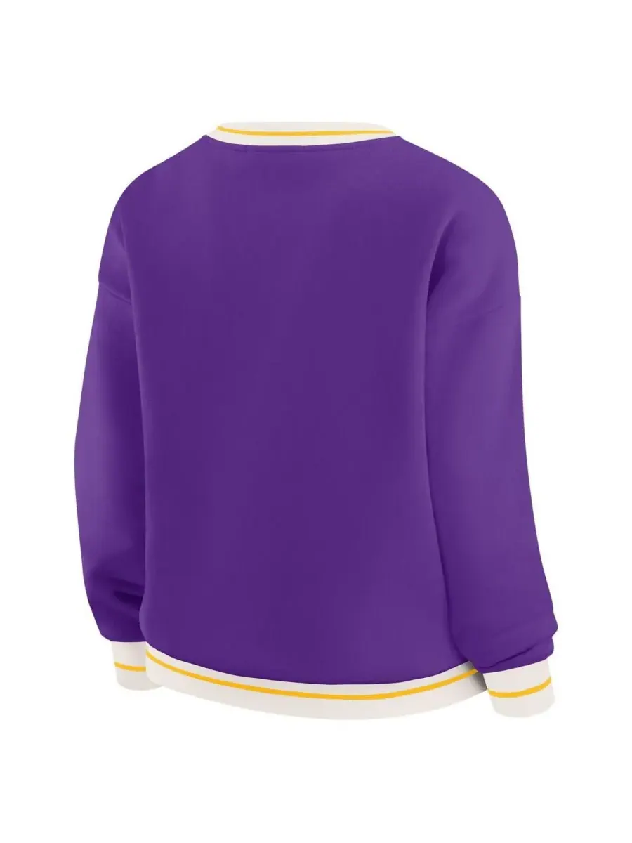 WEAR by Erin Andrews Женская фиолетовая толстовка с эмблемой команды LSU Tigers — изображение 3 из 5, фиолетовый