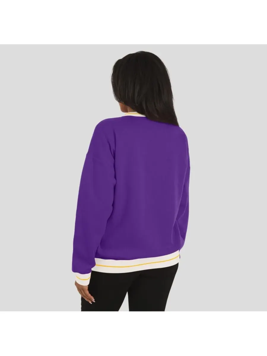 WEAR by Erin Andrews Женская фиолетовая толстовка с эмблемой команды LSU Tigers — изображение 5 из 5, фиолетовый