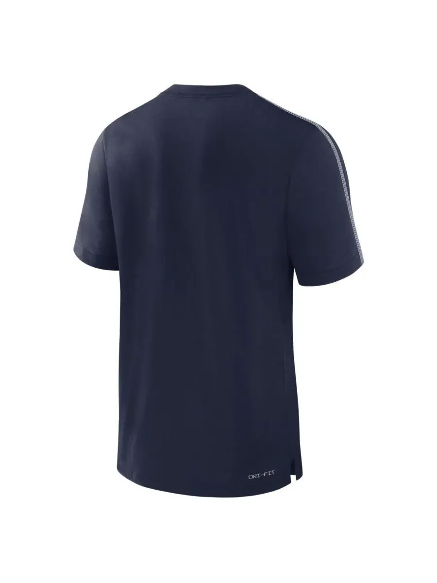 Nike Мужская темно-синяя футболка Penn State Nittany Lions 2024/25 Sideline Player Performance — изображение 2 из 3