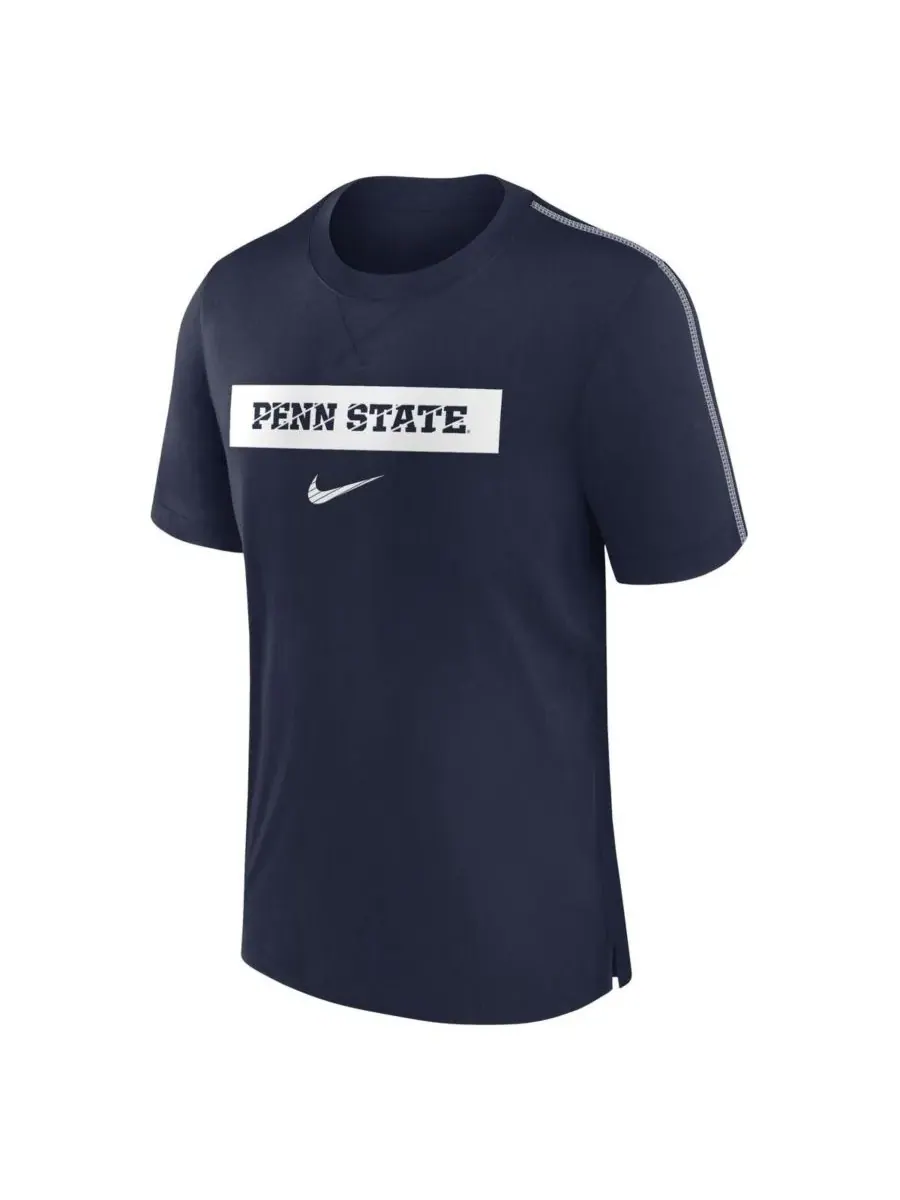 Nike Мужская темно-синяя футболка Penn State Nittany Lions 2024/25 Sideline Player Performance — изображение 3 из 3