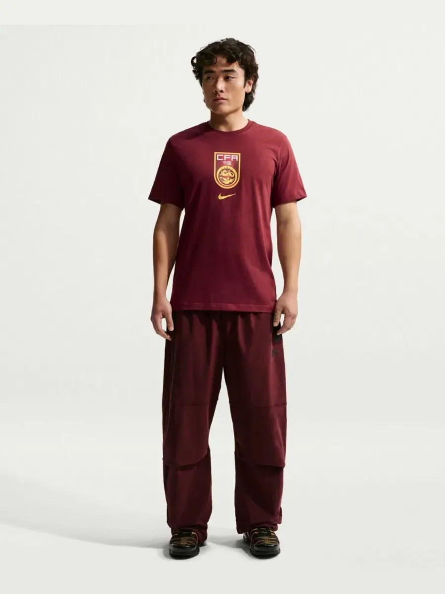 Футболка с принтом China National Team Crest Nike — изображение 1 из 5, красный
