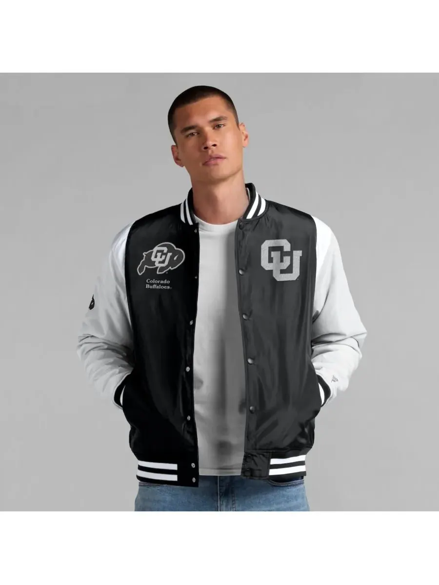 Fanatics Мужская черная куртка Colorado Buffaloes Elements Elite с застежкой на кнопках — изображение 3 из 4, черный