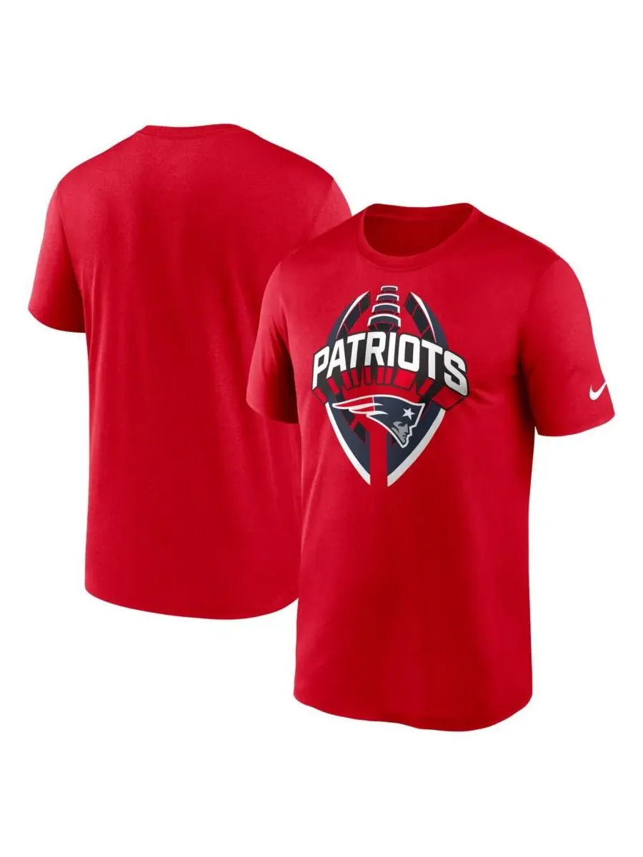 Nike Мужская красная футболка New England Patriots Legend Icon Performance — изображение 1 из 3, красный