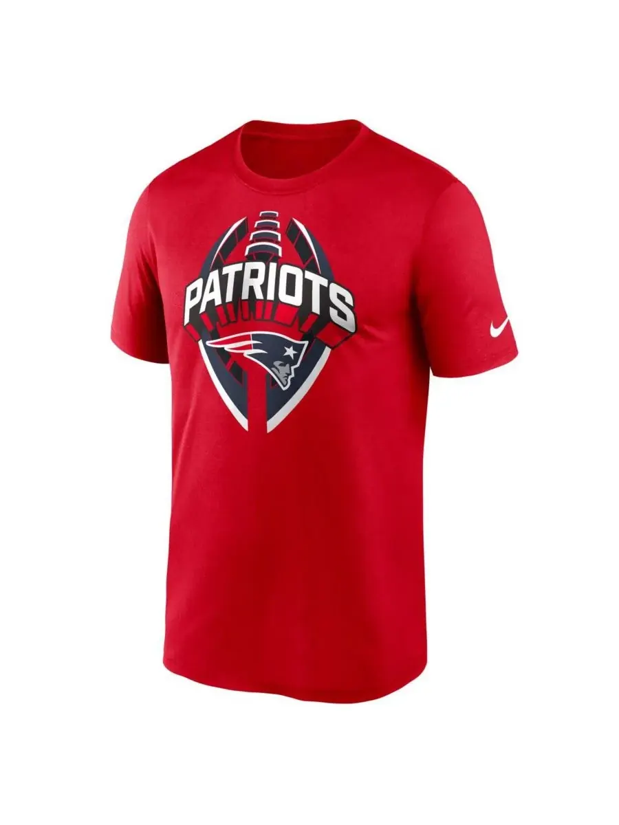 Nike Мужская красная футболка New England Patriots Legend Icon Performance — изображение 2 из 3, красный