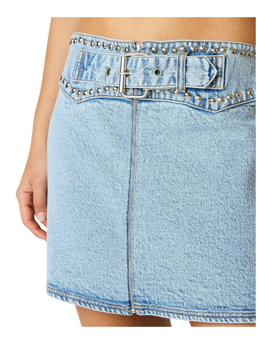Женская мини-юбка с высокой посадкой Steve Madden, Santa Monica Wash — изображение 4 из 5