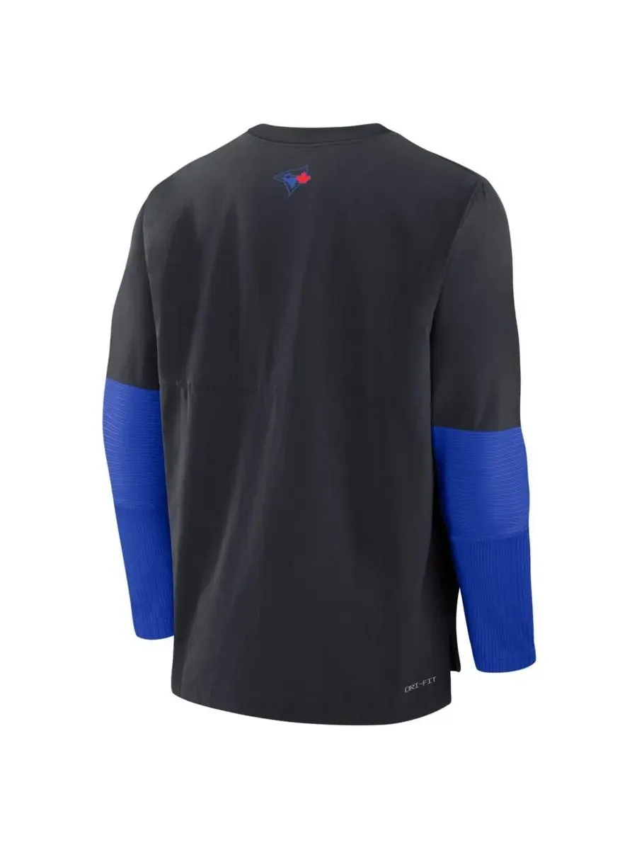 Nike Мужская черная футболка с длинным рукавом Toronto Blue Jays Authentic Collection City Connect — изображение 2 из 3