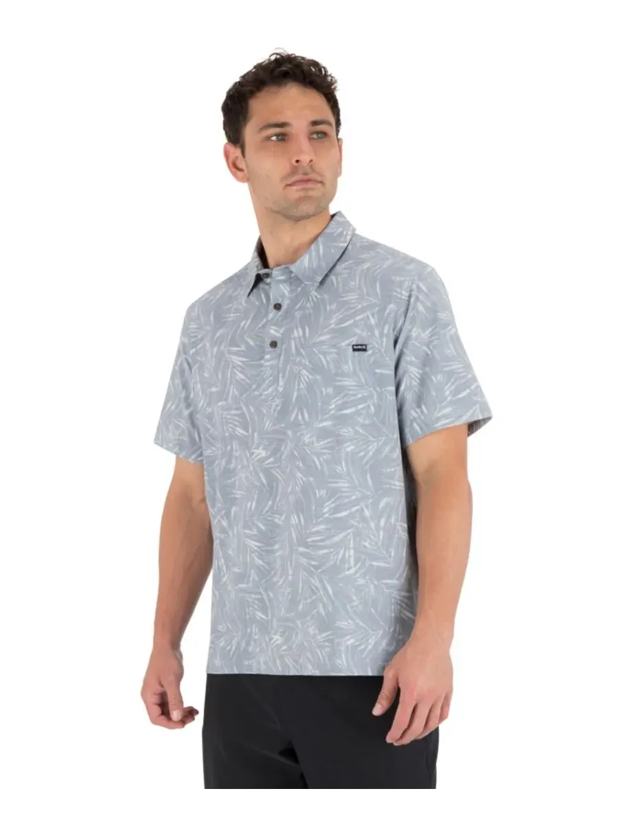 Мужская рубашка с коротким рукавом Newport Point Collar Hurley, Particle — изображение 3 из 7