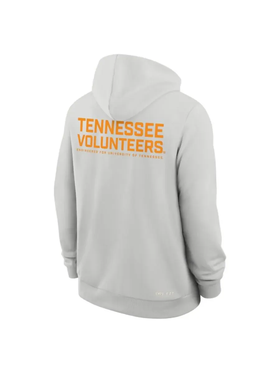Nike Мужская серая толстовка на молнии Tennessee Volunteers 2025 Sideline Standard Issue Dri-FIT — изображение 5 из 5, серый