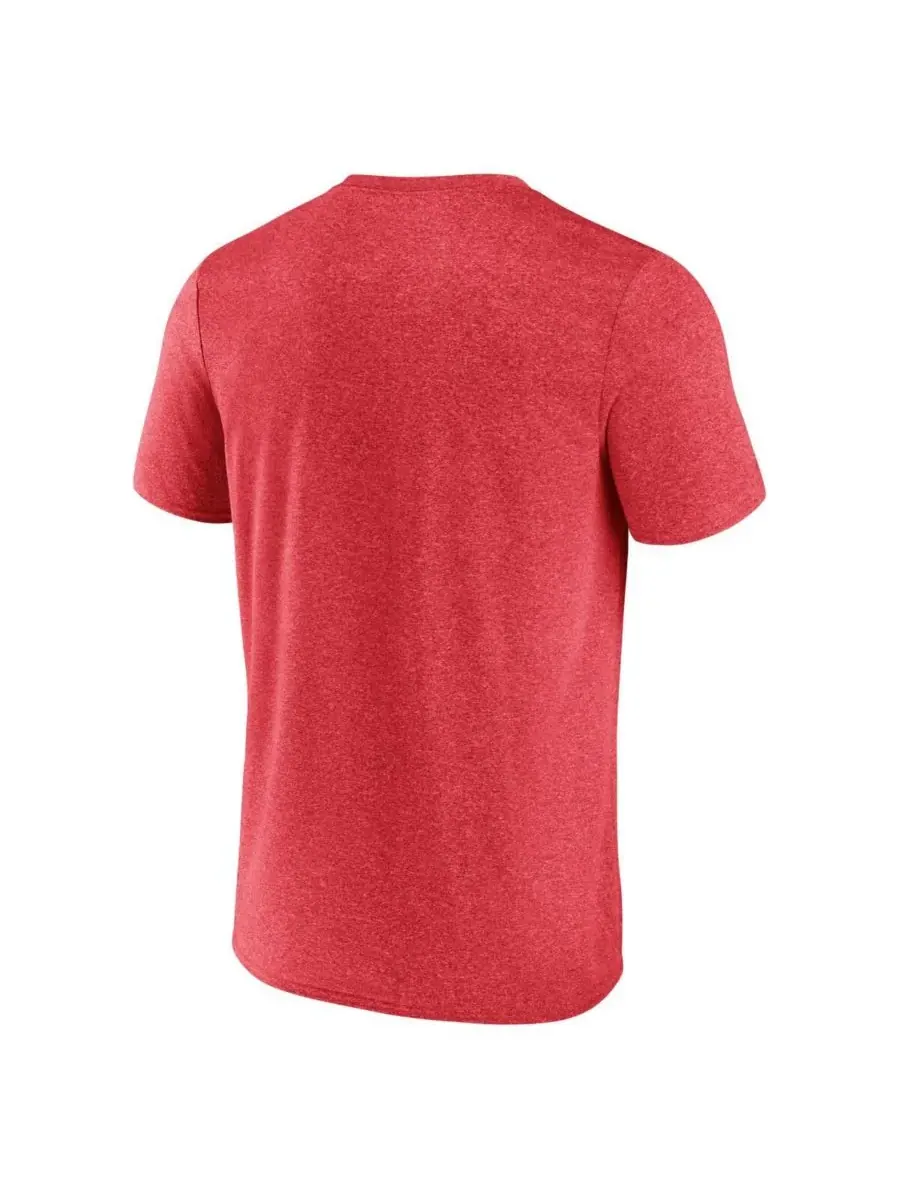 Fanatics Мужская футболка цвета меланж с символикой команды Detroit Red Wings — изображение 3 из 3, красный