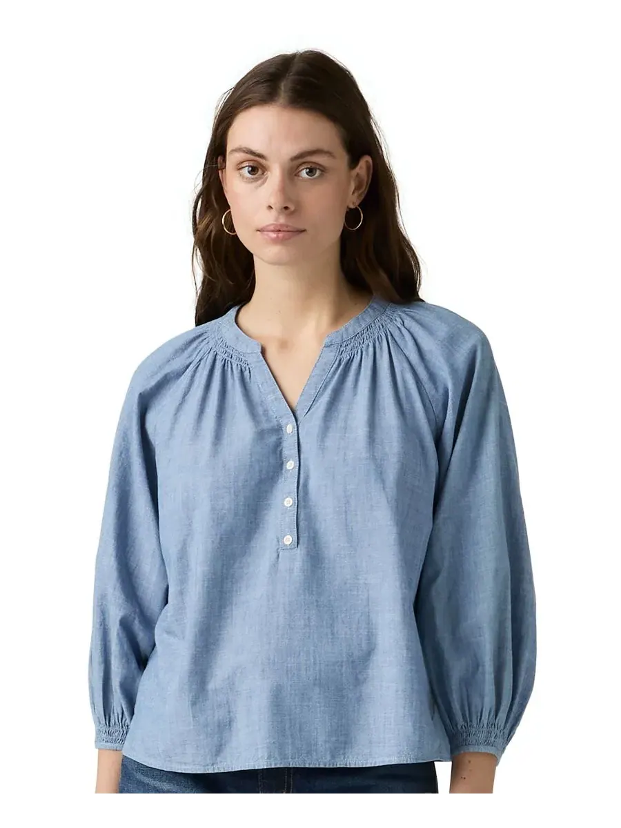 Блуза с разрезом у горловины Reverie Split Neck Levi's, Why Hello — 1