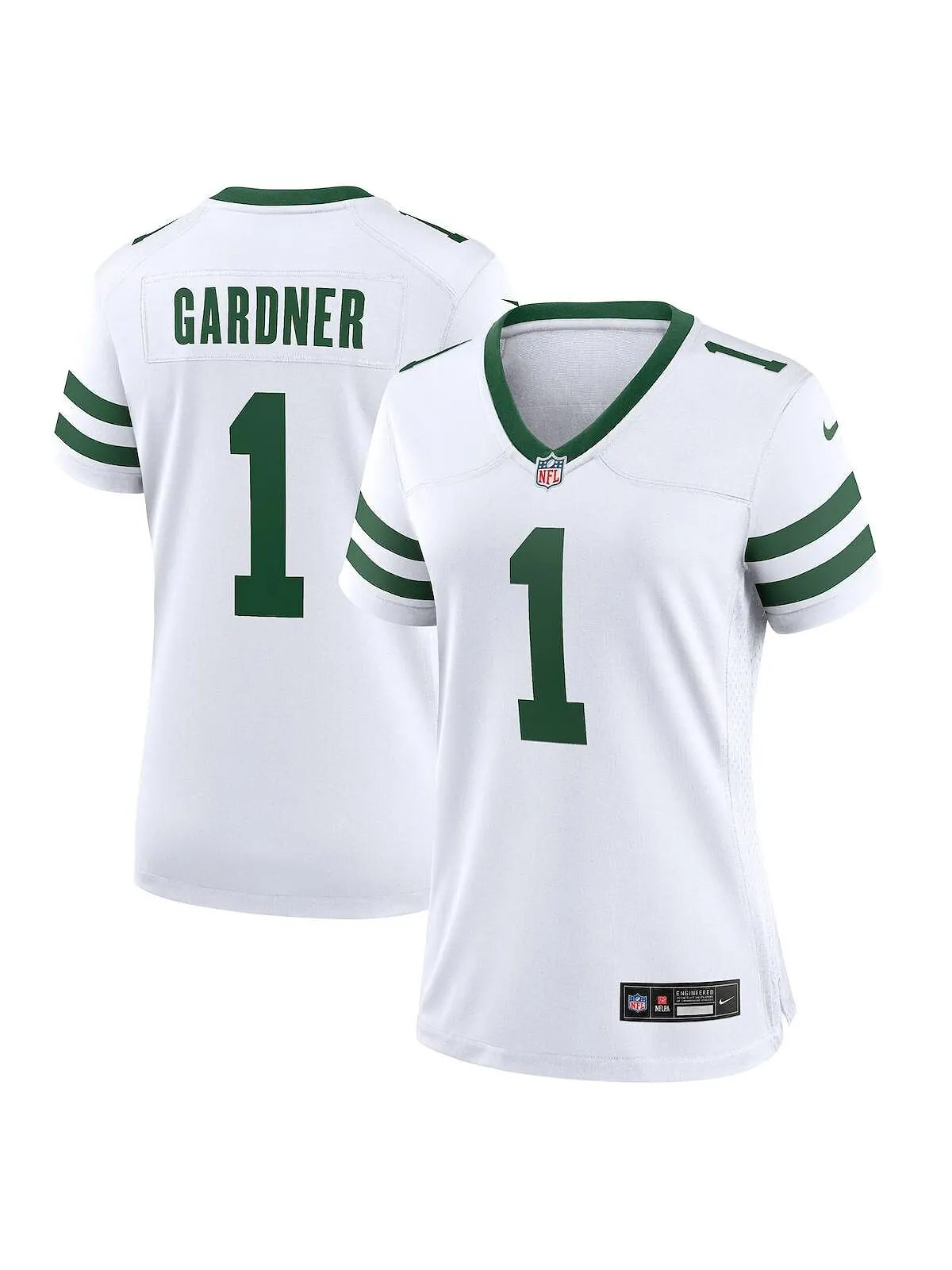 Женское белое джерси Ahmad Sauce Gardner New York Jets Legacy Player Game Nike — изображение 1 из 3, белый