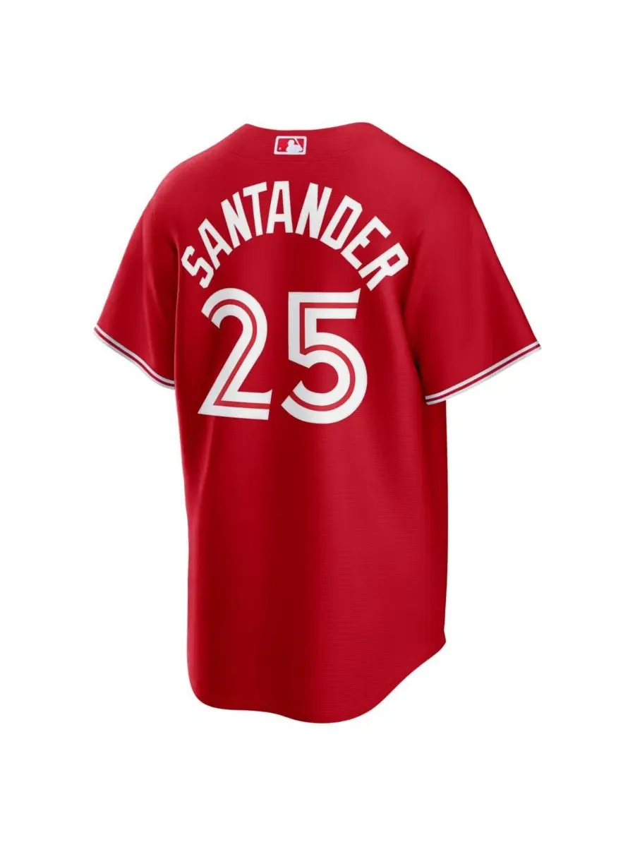 Мужская красная реплика майки Энтони Сантандера команды Toronto Blue Jays ко Дню Канады Nike — изображение 3 из 3, красный