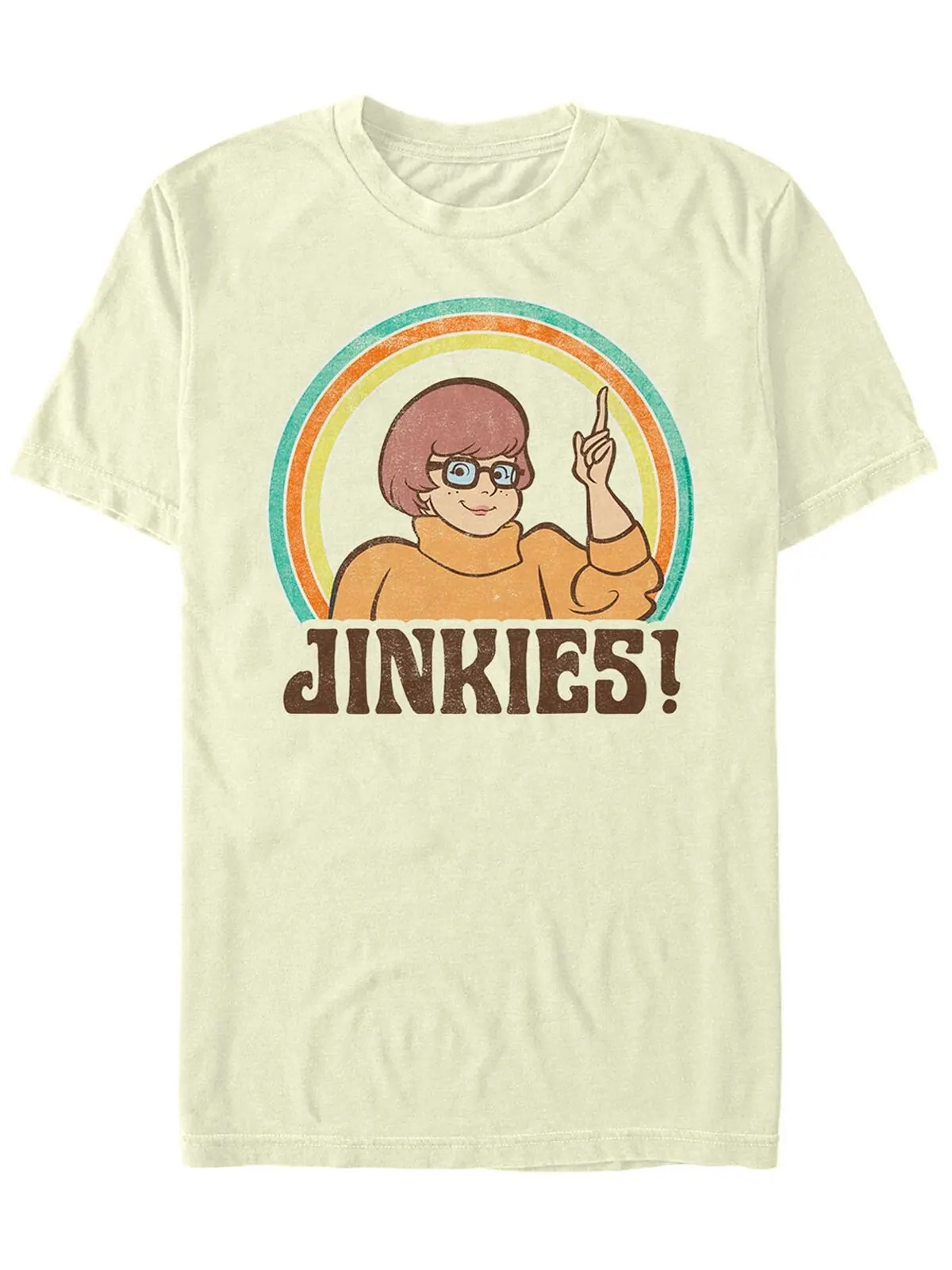 Мужская футболка с коротким рукавом Scooby-Doo Velma Jinkies Fifth Sun — изображение 1 из 1, прозрачный