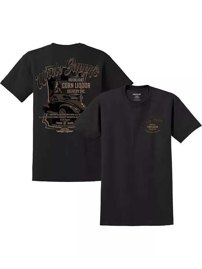 Мужская черная футболка Uncle Pappy Tri-Blend Team Nascar — изображение 1 из 3