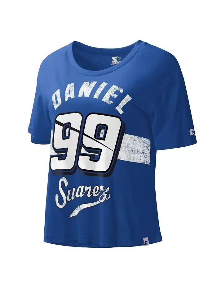 Женская футболка Royal Daniel Suarez Record Setter Starter — изображение 1 из 1