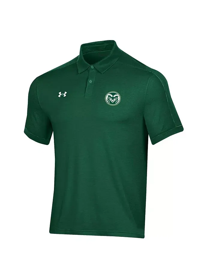 Мужская зеленая поло Colorado State Rams Trophy Under Armour — изображение 1 из 1