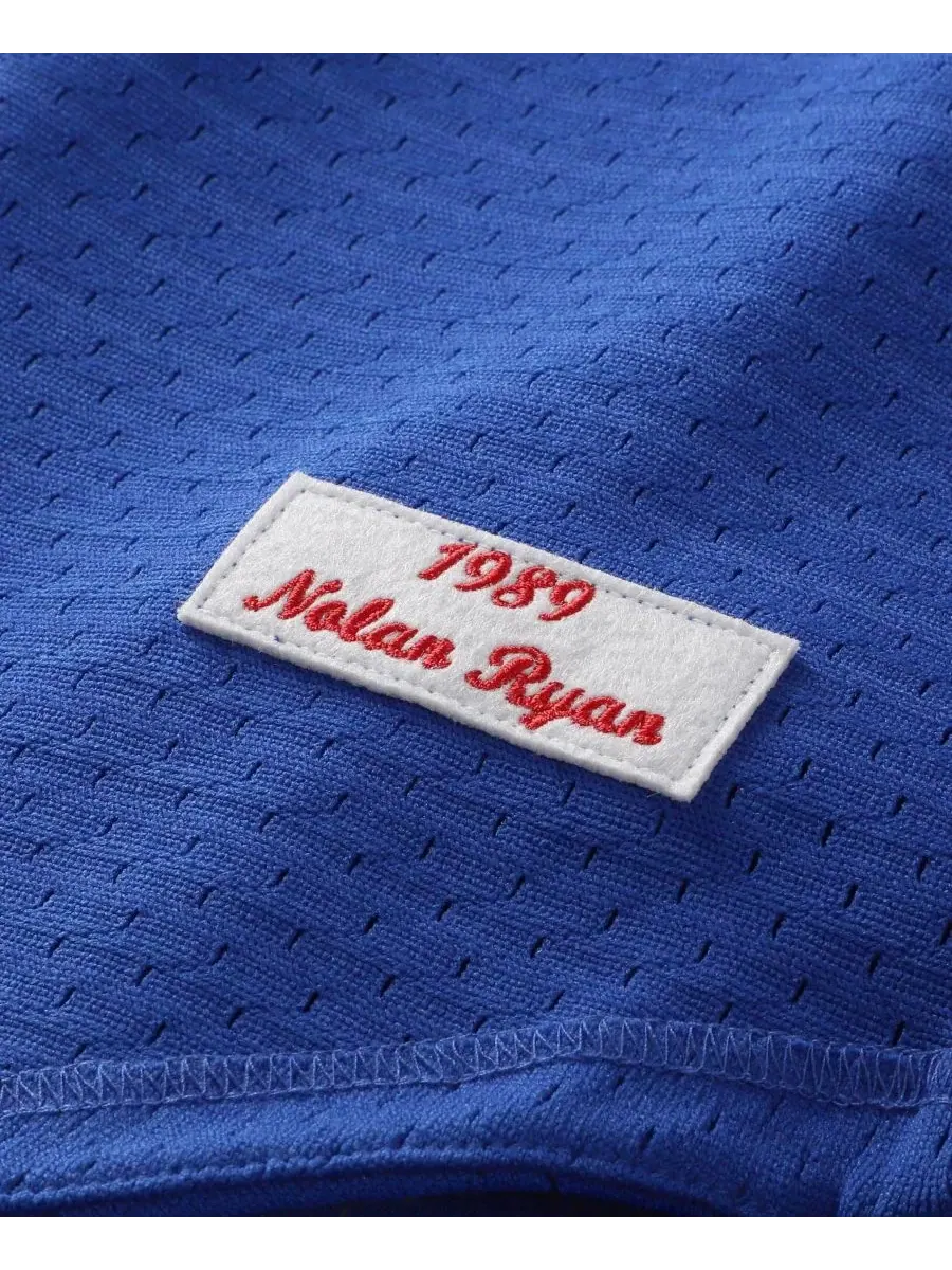 Мужская бейсбольная тренировочная джерси Nolan Ryan Royal Texas Rangers Cooperstown Mesh Batting — изображение 6 из 7