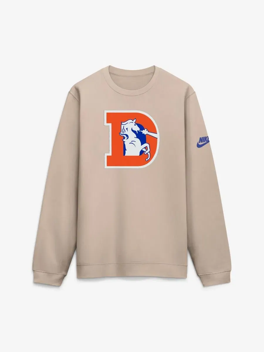 Свитшот с вышивкой I-Formation Rewind Club Crew Nike — изображение 1 из 2, бежевый