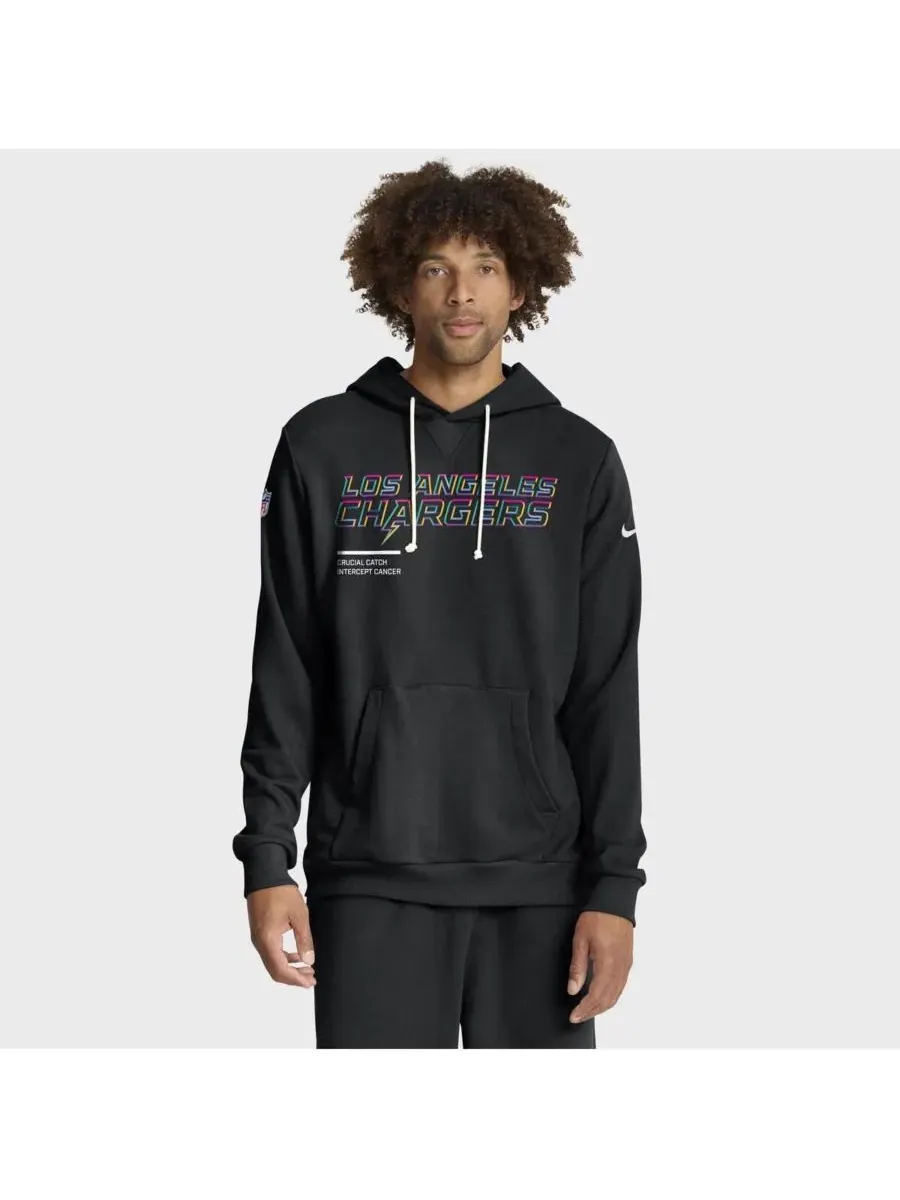 Худи с капюшоном Dri-FIT, модель Crucial Catch Sideline Standard Issue Nike — изображение 1 из 5, черный