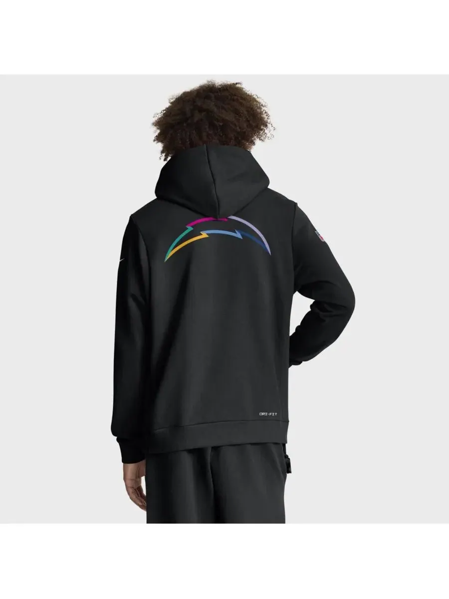 Худи с капюшоном Dri-FIT, модель Crucial Catch Sideline Standard Issue Nike — изображение 2 из 5, черный
