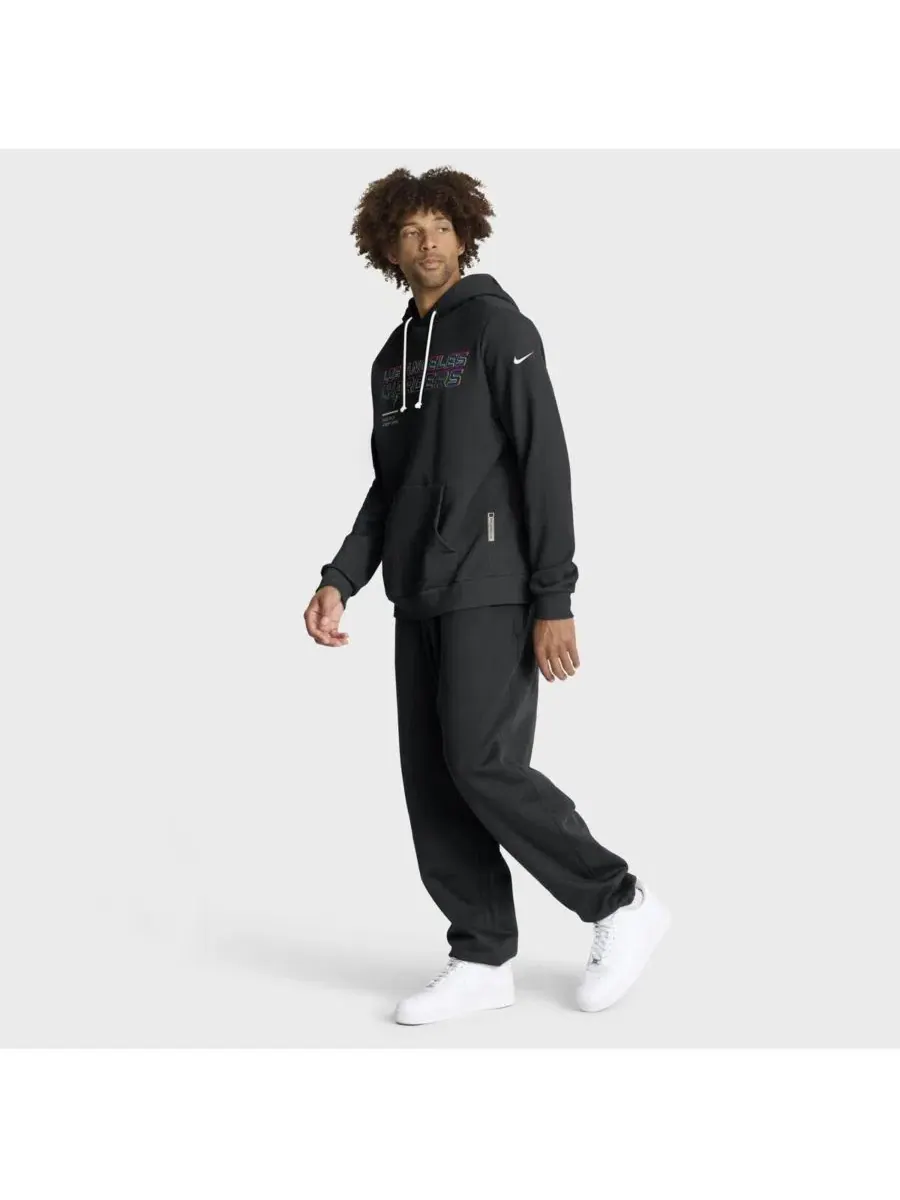 Худи с капюшоном Dri-FIT, модель Crucial Catch Sideline Standard Issue Nike — изображение 3 из 5, черный