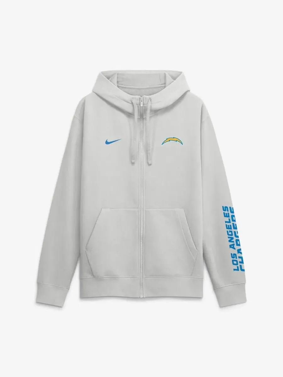 Толстовка Nike с капюшоном и принтом, мужская — изображение 1 из 2, серый