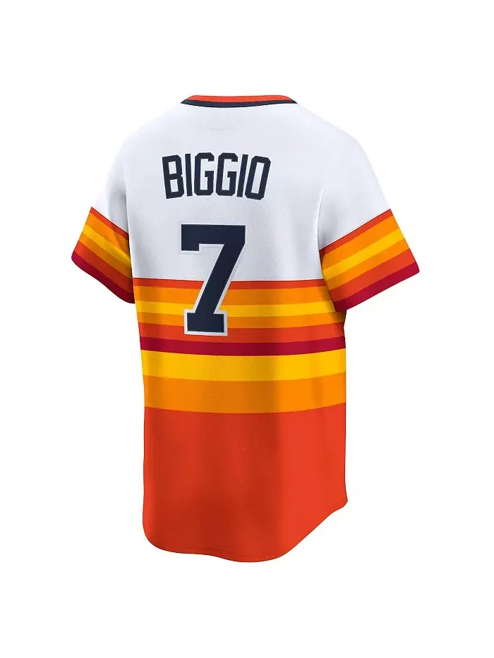 Мужская белая ретро-джерси Craig Biggio Houston Astros из ограниченной коллекции Cooperstown — изображение 3 из 3