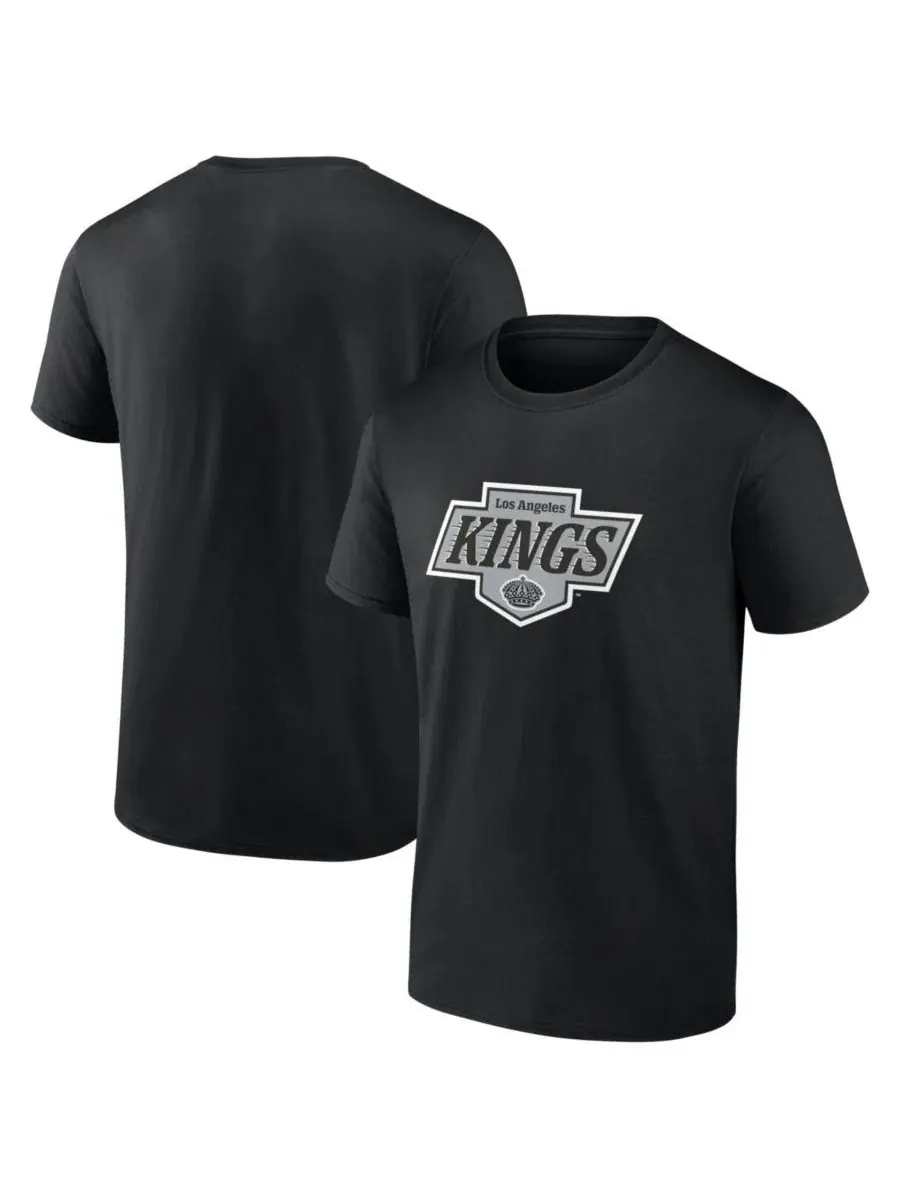 Футболка с принтом Los Angeles Kings Essential Logo Athletic — изображение 1 из 3, черный