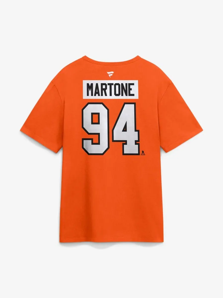 Футболка с принтом Porter Martone Fanatics — изображение 3 из 3, оранжевый