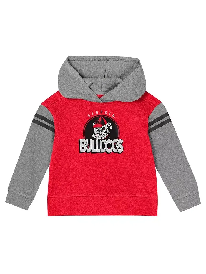 Комплект из толстовки и леггинсов Red Georgia Bulldogs Clubhouse для мальчиков и девочек Outerstuff — изображение 5 из 5