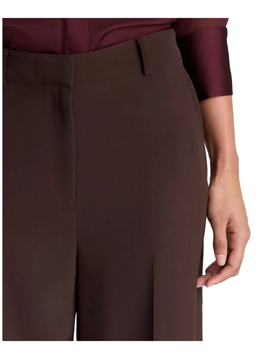 Брюки с высокой посадкой и широкими штанинами Kenneth Cole, Medium Bark — изображение 4 из 5