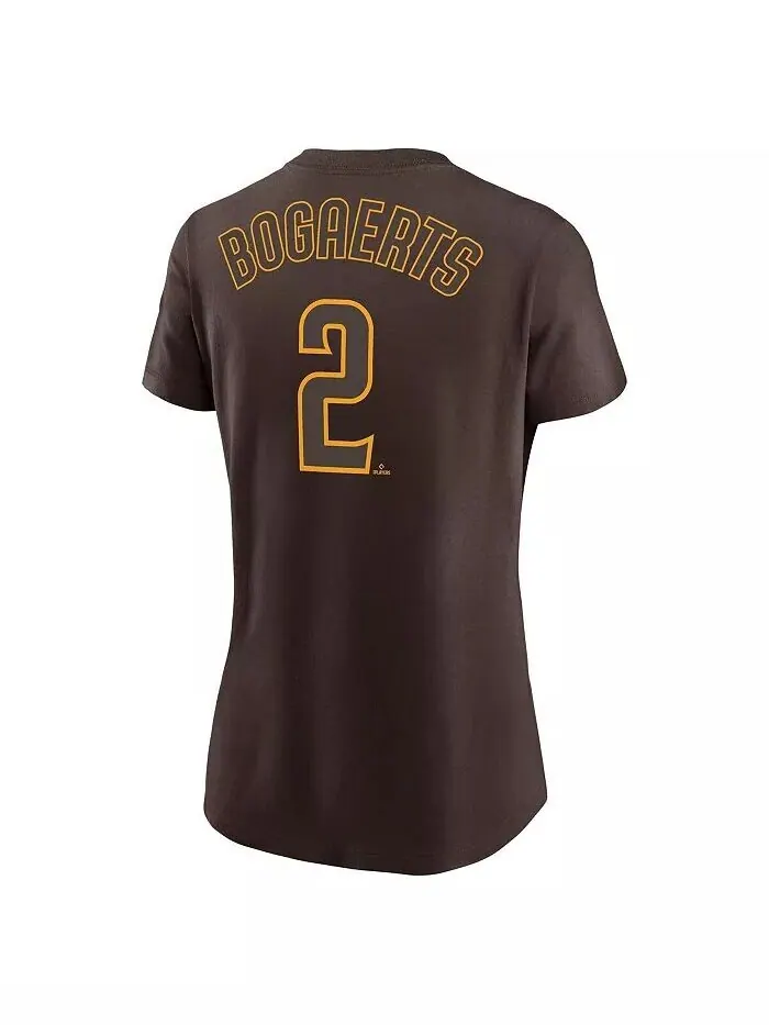 Женская футболка Xander Bogaerts Brown San Diego Padres с именем и номером Nike — изображение 2 из 3