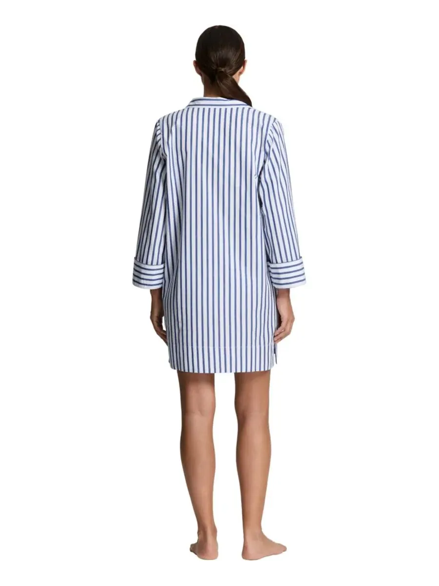 Туника-пляжное платье с V-образным вырезом и рукавом 3/4, модель Wide-Cuff Tunic Cover-Up Lauren — изображение 2 из 5