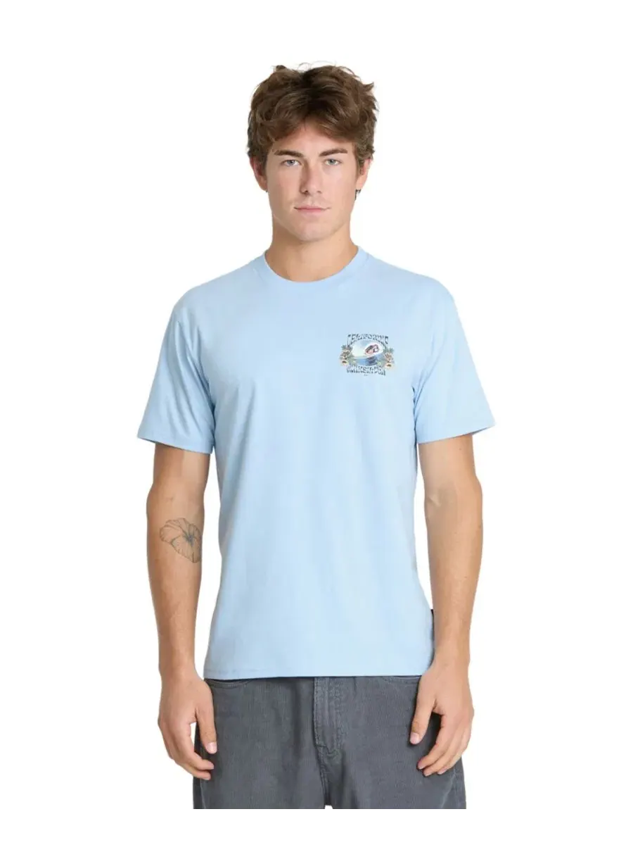 Футболка с круглым вырезом Quiksilver, Skyway Heather — изображение 3 из 5