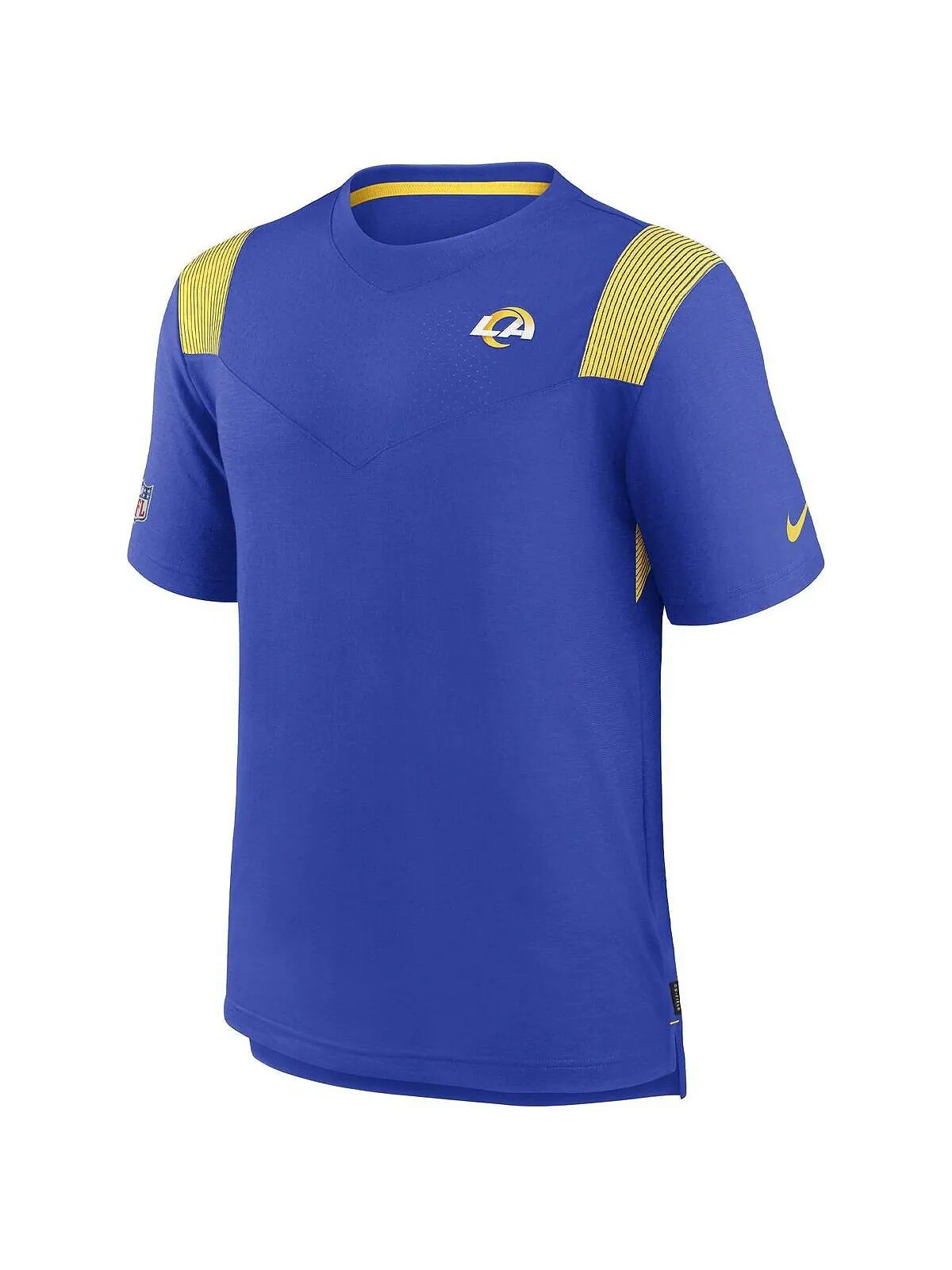 Мужская футболка royal los angeles rams sideline tonal logo performance player Nike — изображение 3 из 3, королевский
