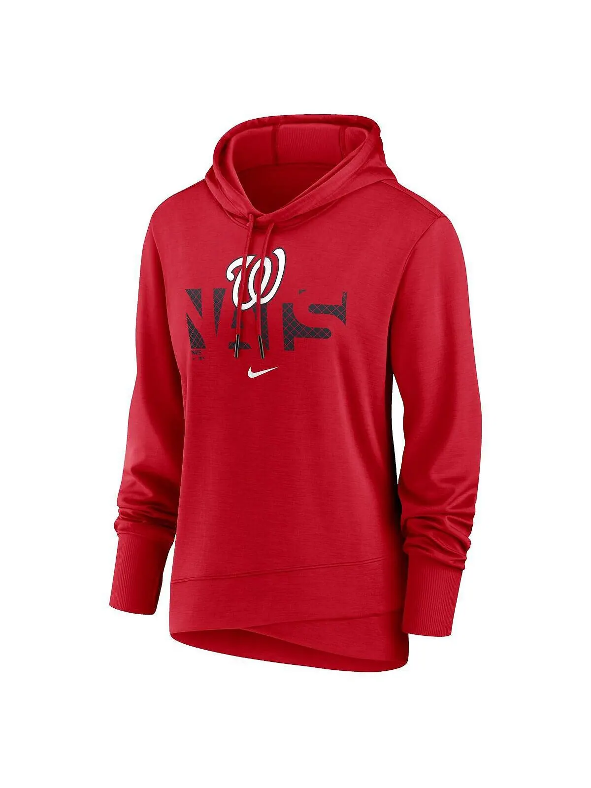 Женский красный пуловер с капюшоном Washington Nationals Diamond Knockout Performance Nike — изображение 2 из 3