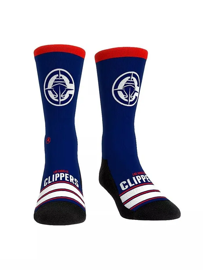 Мужские и женские носки LA Clippers Gametime Stripe Crew Rock 'Em