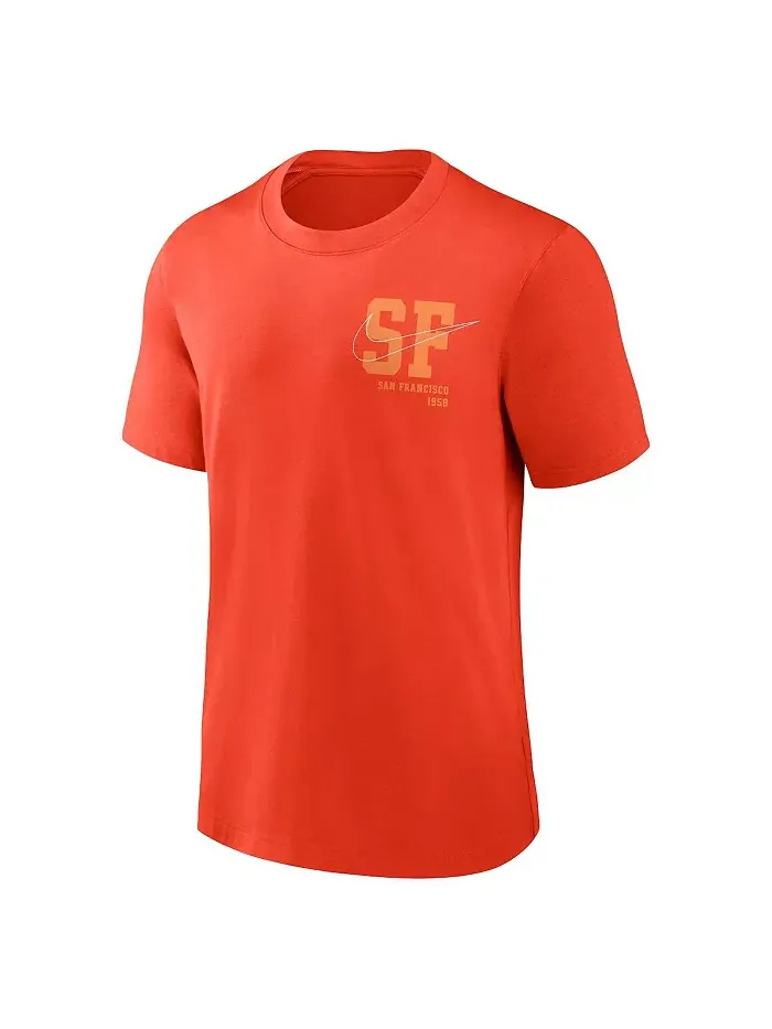 Мужская оранжевая футболка San Francisco Giants Statement Game Over Nike — изображение 2 из 3