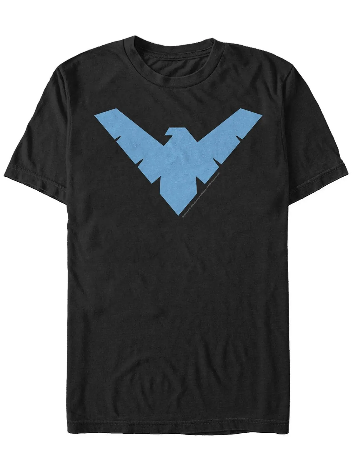 Мужская футболка dc с логотипом batman nightwing с коротким рукавом Fifth Sun — изображение 1 из 1, черный