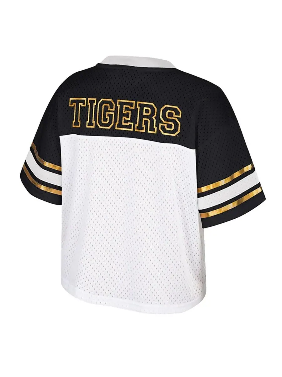 Colosseum Женская белая укороченная футболка Missouri Tigers Treasure для американского футбола — изображение 3 из 3, белый