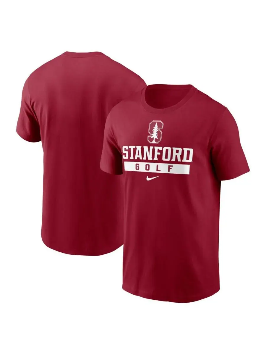 Мужская футболка для гольфа Cardinal Stanford Cardinal Nike — изображение 1 из 3, красный