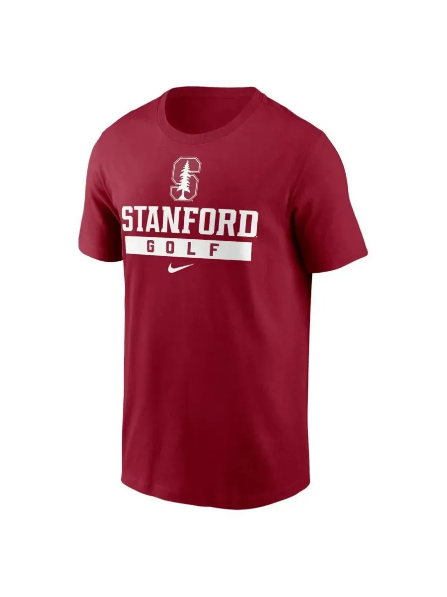 Мужская футболка для гольфа Cardinal Stanford Cardinal Nike — изображение 2 из 3, красный