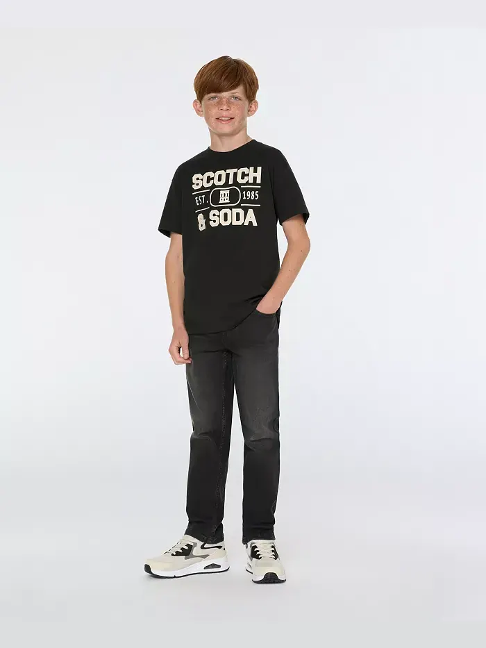 Футболка с принтом Big Boys с коротким рукавом SCOTCH & SODA — изображение 2 из 6