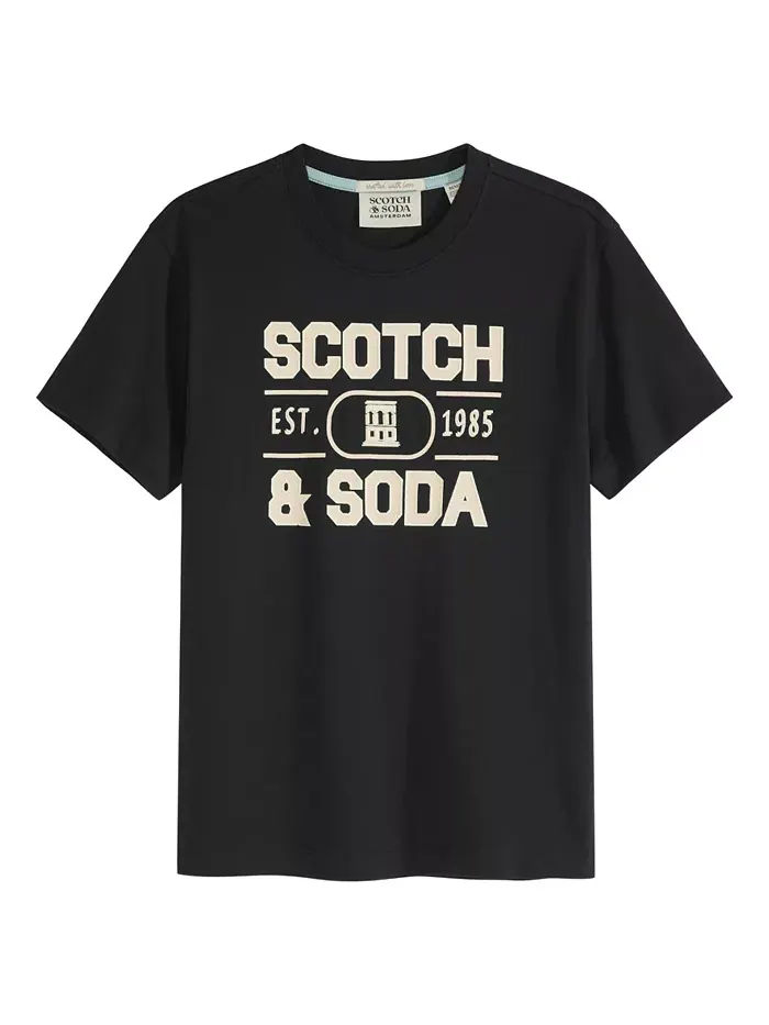 Футболка с принтом Big Boys с коротким рукавом SCOTCH & SODA — изображение 5 из 6