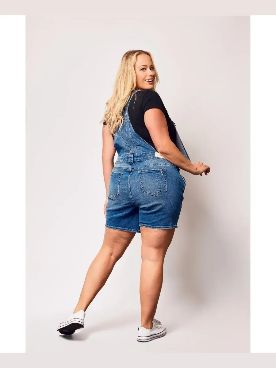 Джинсовый комбинезон больших размеров SLINK Jeans, Genesis — изображение 2 из 2