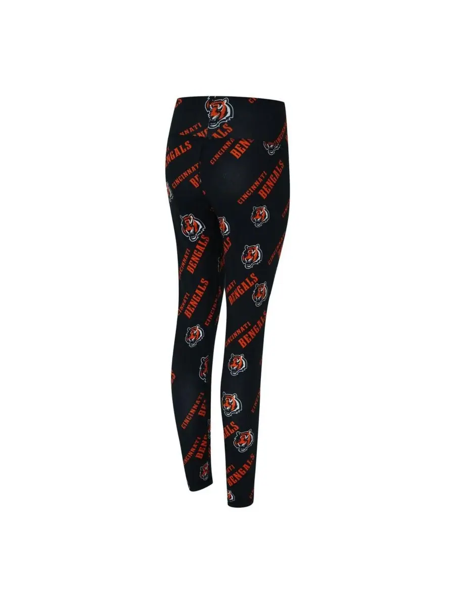 Concepts Sport Женские черные леггинсы с мозаичным принтом в виде логотипа команды Cincinnati — изображение 3 из 3, черный
