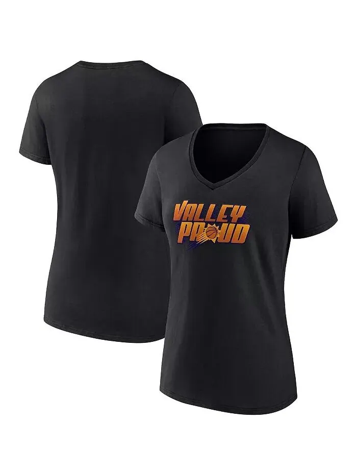 Женская футболка Black Phoenix Suns Hometown Collection Valley Proud с v-образным вырезом Fanatics — изображение 1 из 3