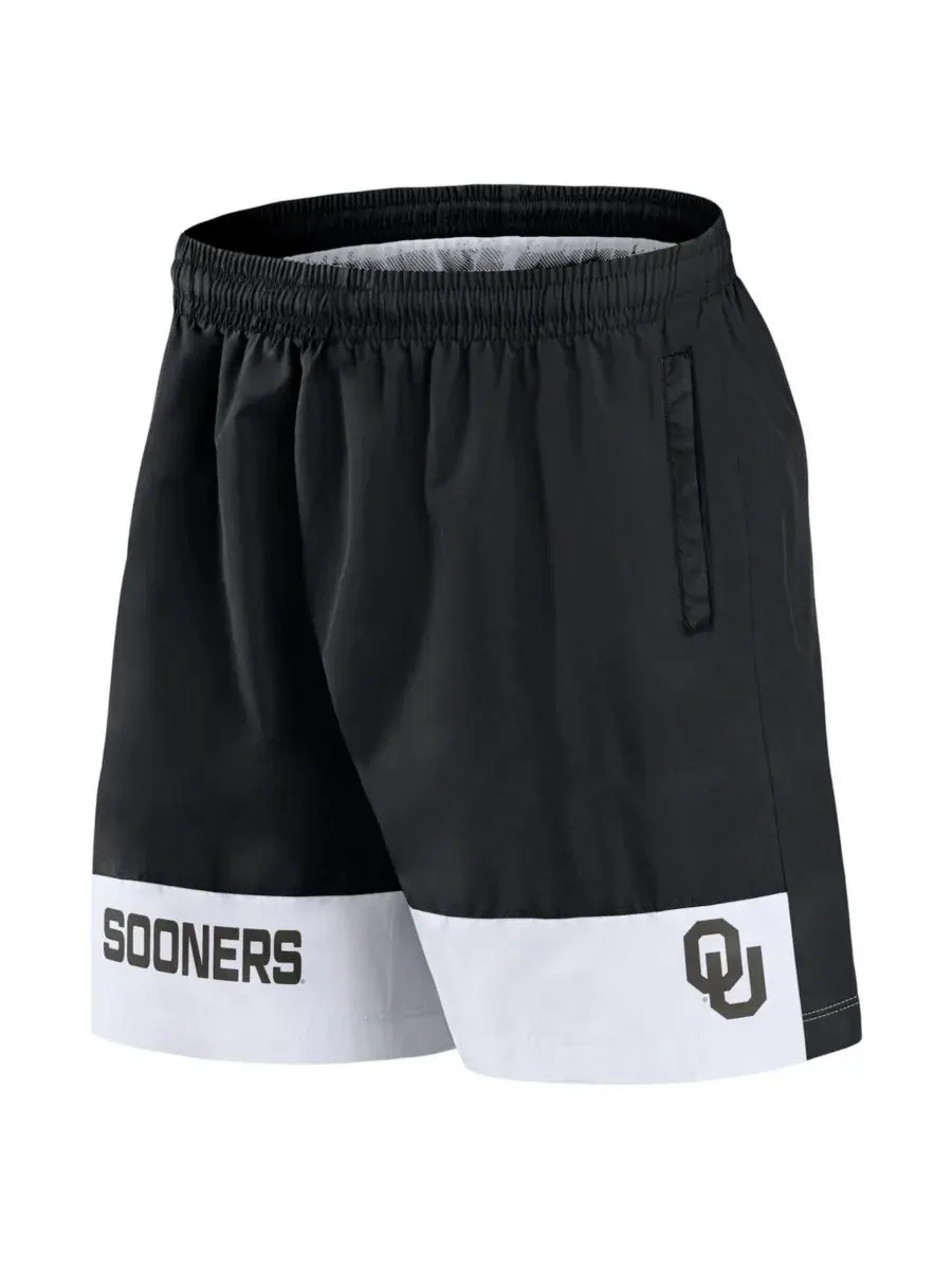 Fanatics Мужские черные тканые шорты Oklahoma Sooners Elements Intensity — изображение 3 из 3, черный